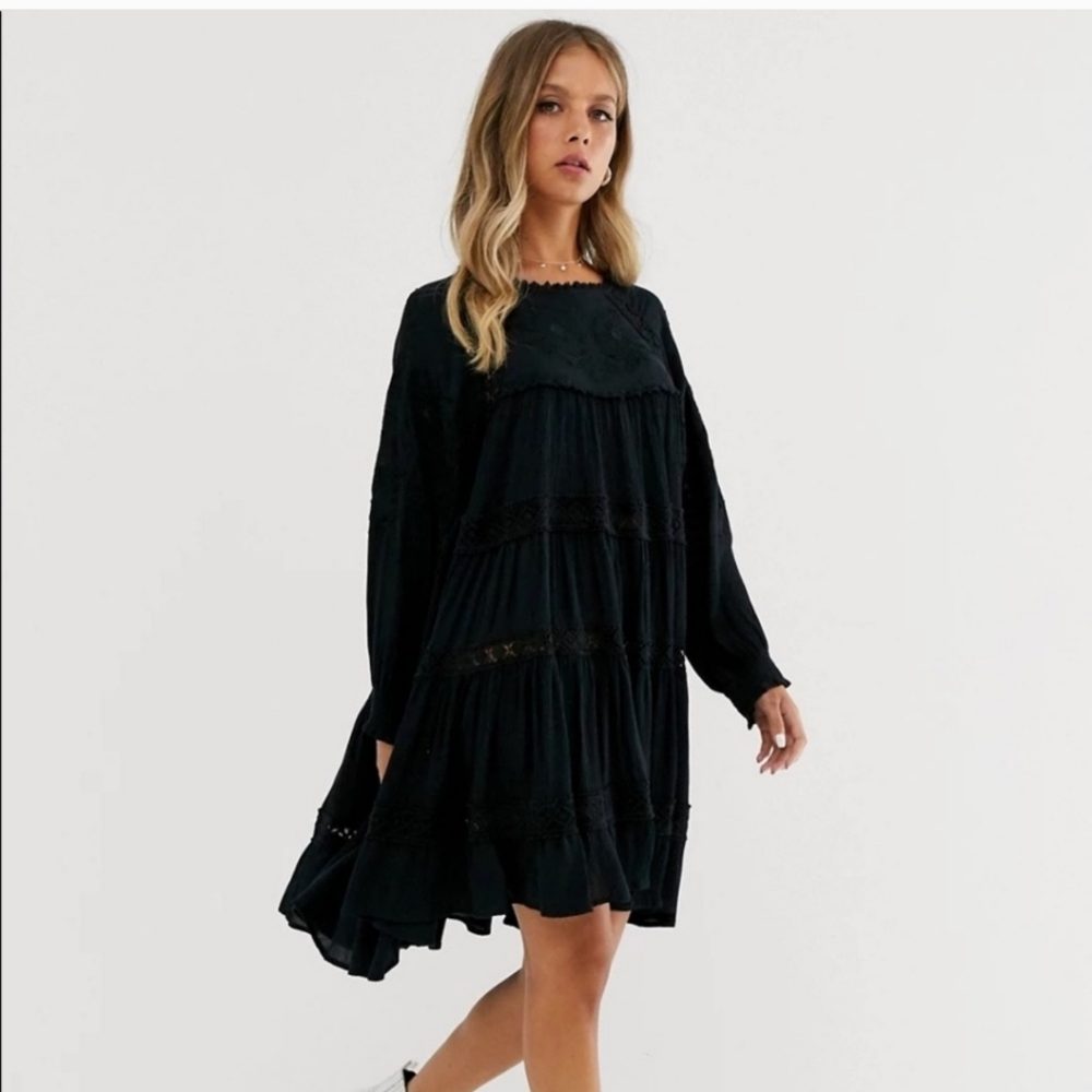 Free People Piece of Your Heart Mini Dress